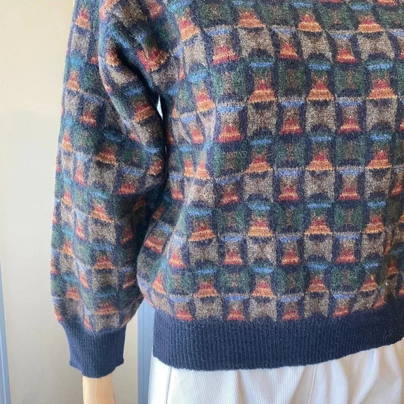 Tricots St. Raphael Fair Ail Pure New Wool Sweater Women Size M - Picture 6 of 6